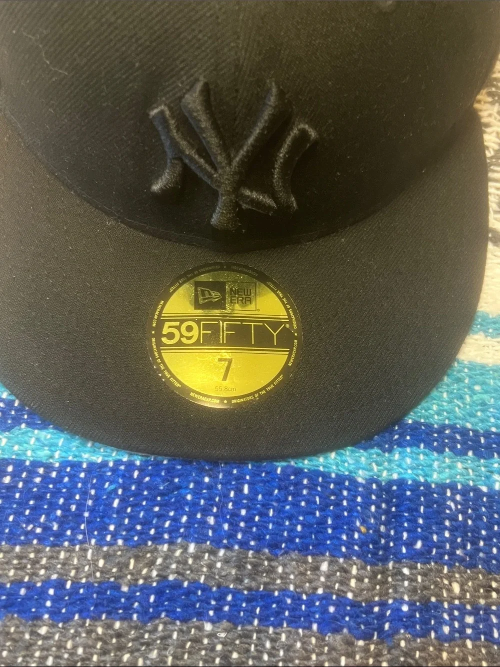 New Era Black 59FIFTY Fitted NY Yankees Cap